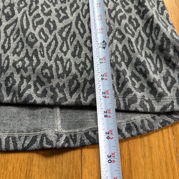 Soft Surroundings Size S Womens Gray Lyra Leopard Print Full Zip Hoodie - Picture 11 of 16